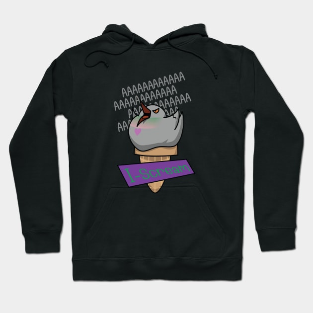 I-Scream Pigeon Hoodie by Birpy20